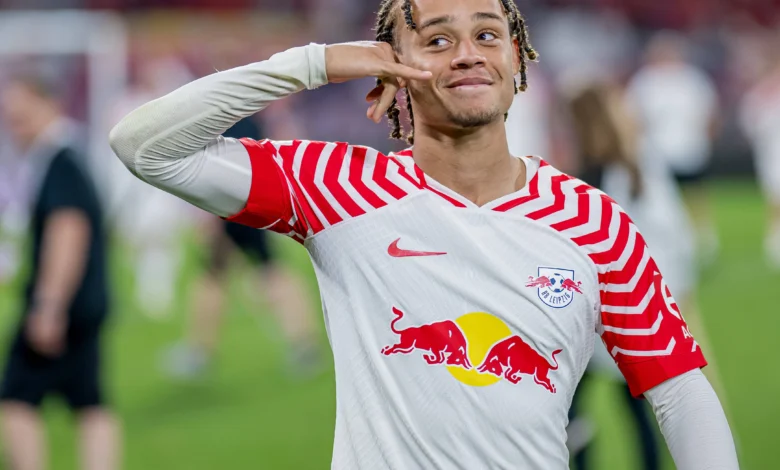 Xavi Simons in London as Chelsea and Spurs Battle for Signature